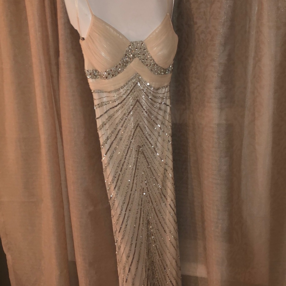 Adrianna Pappel Sequence Gown-Worn 1X/Dry-Cleaned
